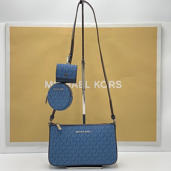 Michael Kors Jet Set Travel Crossbody w Tech Attch - Picture 2 of 16